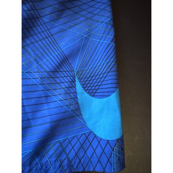 Nike Shorts Mens XXL Blue With Pockets Sportswear Work Out Gym Swim - Picture 2 of 5
